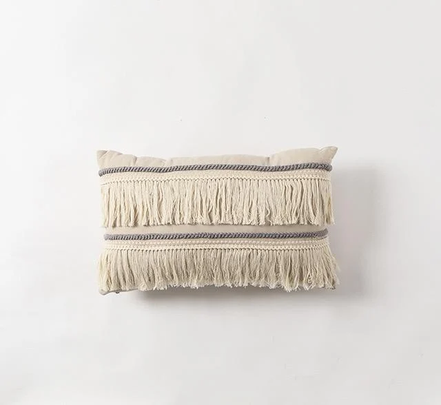 Homeko Fringe Boho Pillow Cover -