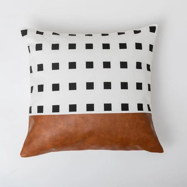 Homeko_Geometric_Leather_Pillows_-_-4237101 Homeko Geometric Leather Pillows -