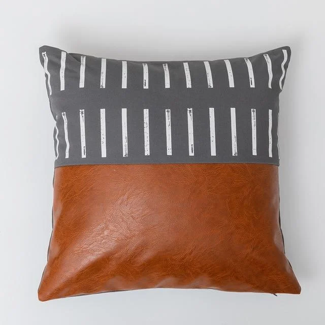 Homeko_Geometric_Leather_Pillows_-_-4237125 Homeko Geometric Leather Pillows -