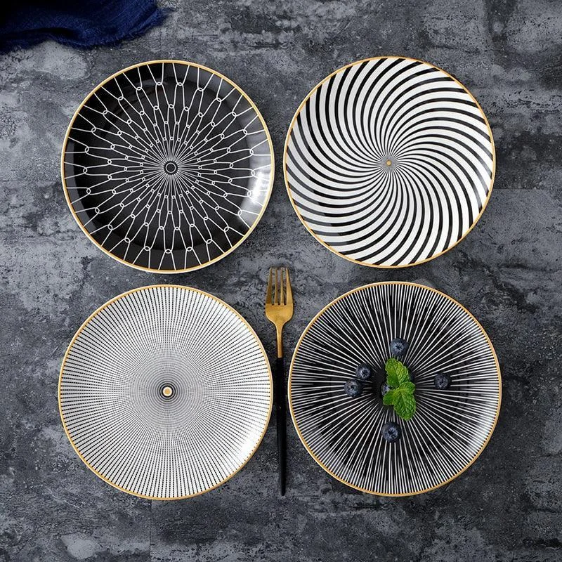 Homeko_Geometric_Plate_Collection_-_-4237602 Homeko Geometric Plate Collection -
