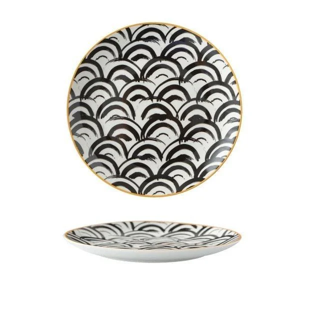 Homeko_Geometric_Plate_Collection_-_-4237638 Homeko Geometric Plate Collection -