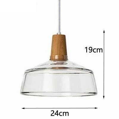 Homeko Glass Coated Wood Pendant Lights -