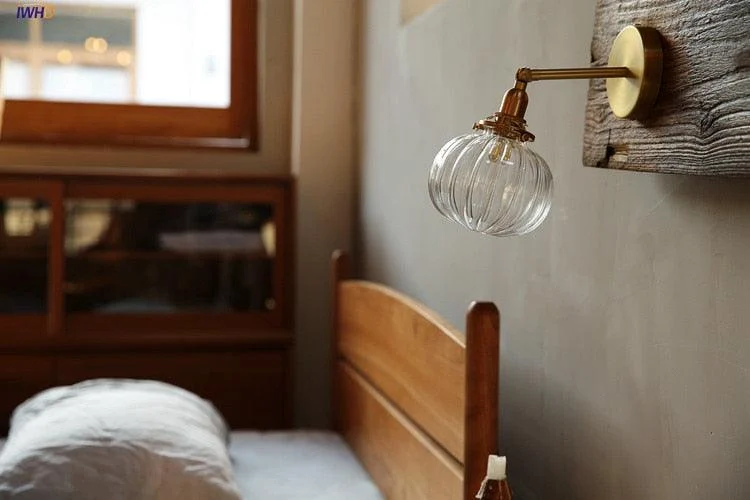 Homeko Glass Globe Wall Lamp -
