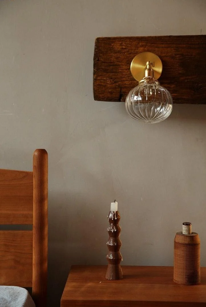 Homeko Glass Globe Wall Lamp -