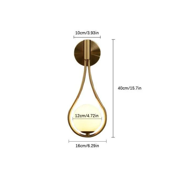 Homeko_Glass_Globe_Wall_Light_-_-4239941 Homeko Glass Globe Wall Light -