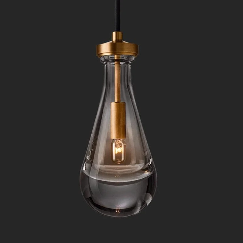Homeko_Glass_Water_Drop_Shape_Pendant_Light_-_-4242143 Homeko Glass Water Drop Shape Pendant Light -