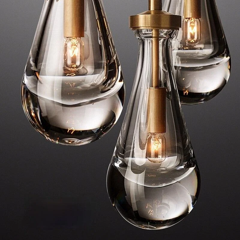 Homeko_Glass_Water_Drop_Shape_Pendant_Light_-_-4242150 Homeko Glass Water Drop Shape Pendant Light -