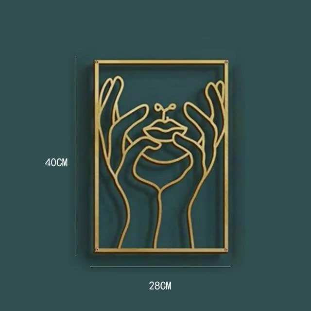 Homeko_Gold_Metal_Wall_Art_-_-4242930 Homeko Gold Metal Wall Art -