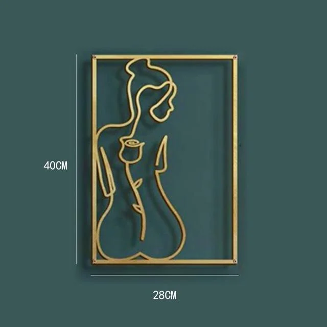 Homeko_Gold_Metal_Wall_Art_-_-4242967 Homeko Gold Metal Wall Art -