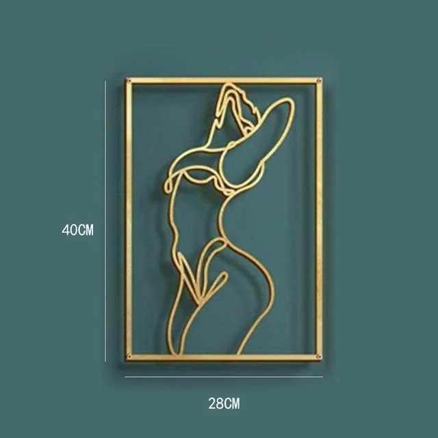 Homeko_Gold_Metal_Wall_Art_-_-4242975 Homeko Gold Metal Wall Art -