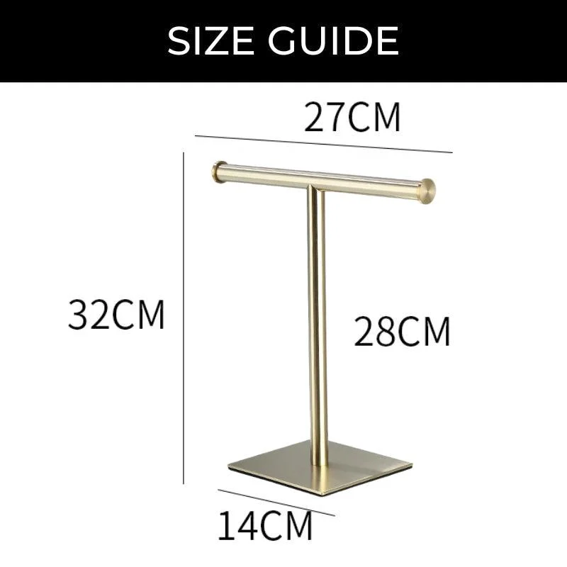 Homeko_Gold_Standing_Bathroom_Hand_Towel_Rack_-_-4243100 Homeko Gold Standing Bathroom Hand Towel Rack -