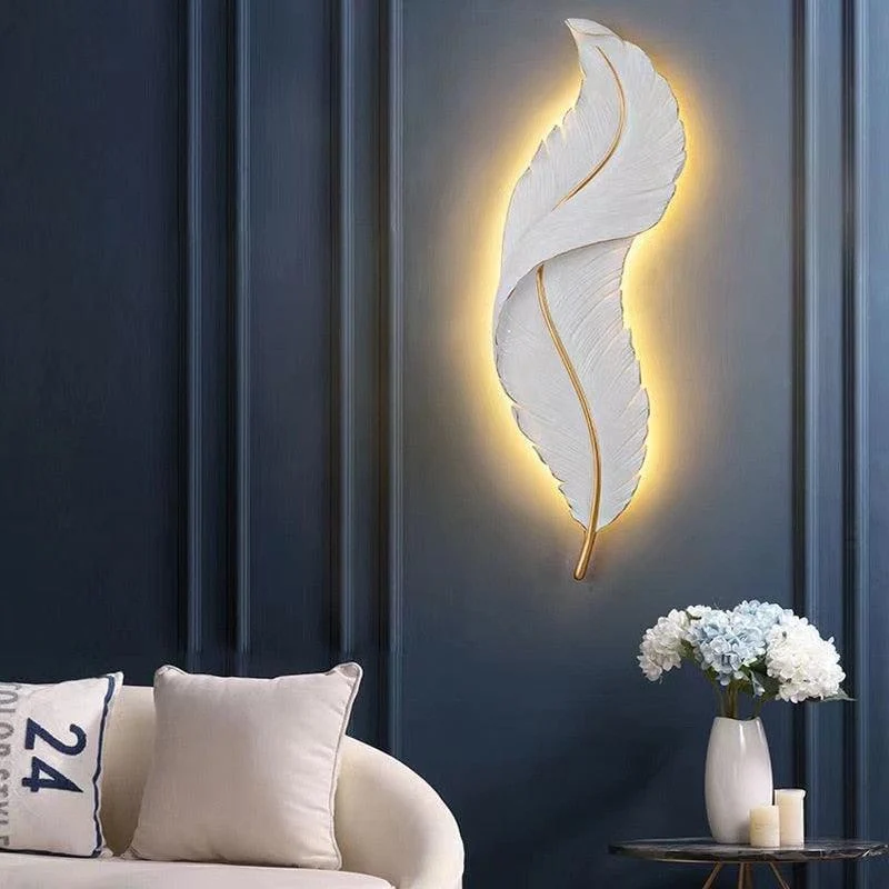 Homeko_Golden_Feather_Wall_Light_-_-4243467 Homeko Golden Feather Wall Light -