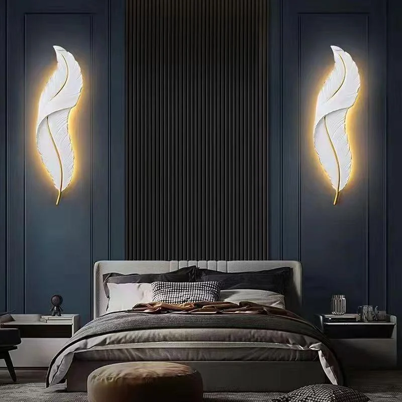 Homeko_Golden_Feather_Wall_Light_-_-4243474 Homeko Golden Feather Wall Light -