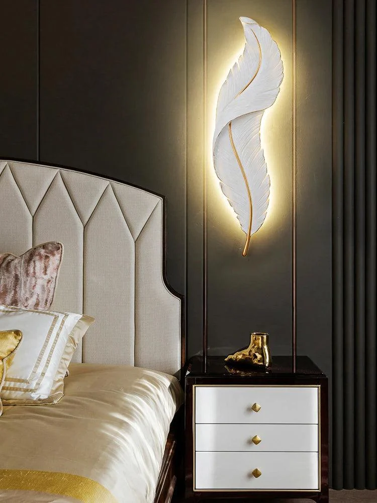 Homeko_Golden_Feather_Wall_Light_-_-4243513 Homeko Golden Feather Wall Light -
