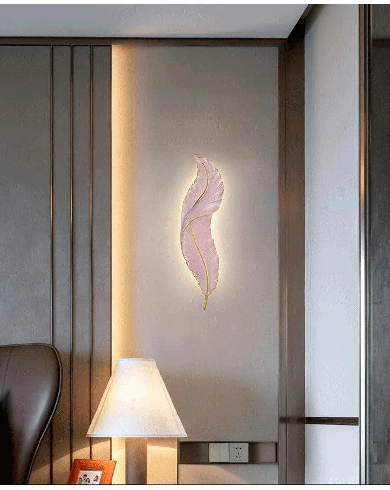 Homeko_Golden_Feather_Wall_Light_-_-4243534 Homeko Golden Feather Wall Light -