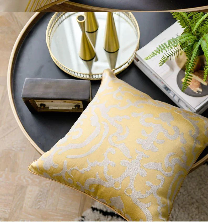 Homeko_Golden_Jacquard_Pillow_Covers_-_-4243650 Homeko Golden Jacquard Pillow Covers -