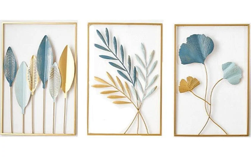 Homeko_Golden_Leaf_Metal_Wall_Art_-_-4243796 Homeko Golden Leaf Metal Wall Art -