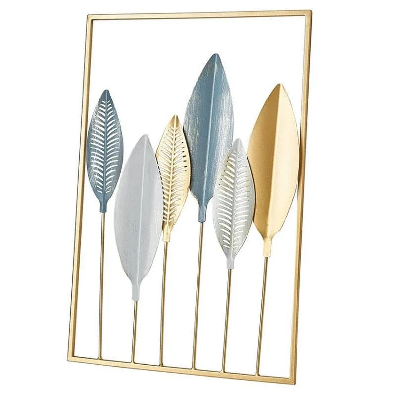 Homeko_Golden_Leaf_Metal_Wall_Art_-_-4243827 Homeko Golden Leaf Metal Wall Art -