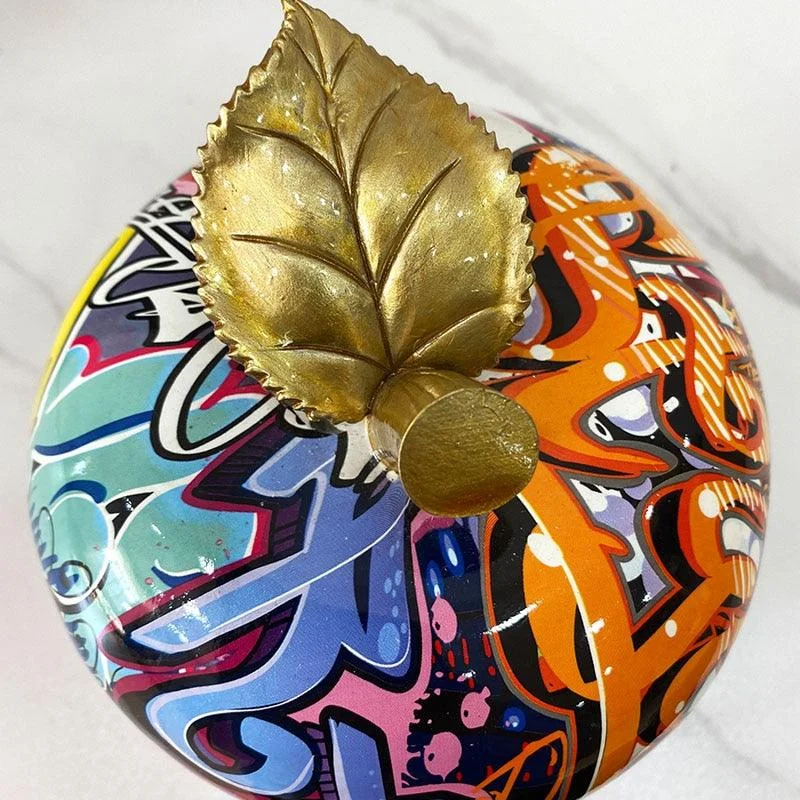Homeko_Graffiti_Painted_Apple_Sculpture_-_-4244294 Homeko Graffiti Painted Apple Sculpture -