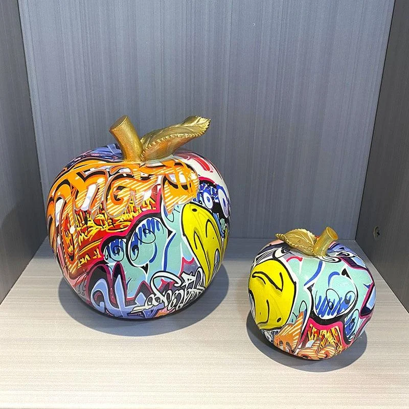 Homeko_Graffiti_Painted_Apple_Sculpture_-_-4244302 Homeko Graffiti Painted Apple Sculpture -