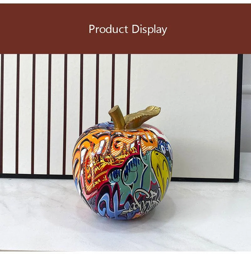 Homeko_Graffiti_Painted_Apple_Sculpture_-_-4244308 Homeko Graffiti Painted Apple Sculpture -
