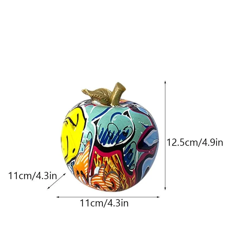 Homeko_Graffiti_Painted_Apple_Sculpture_-_-4244323 Homeko Graffiti Painted Apple Sculpture -
