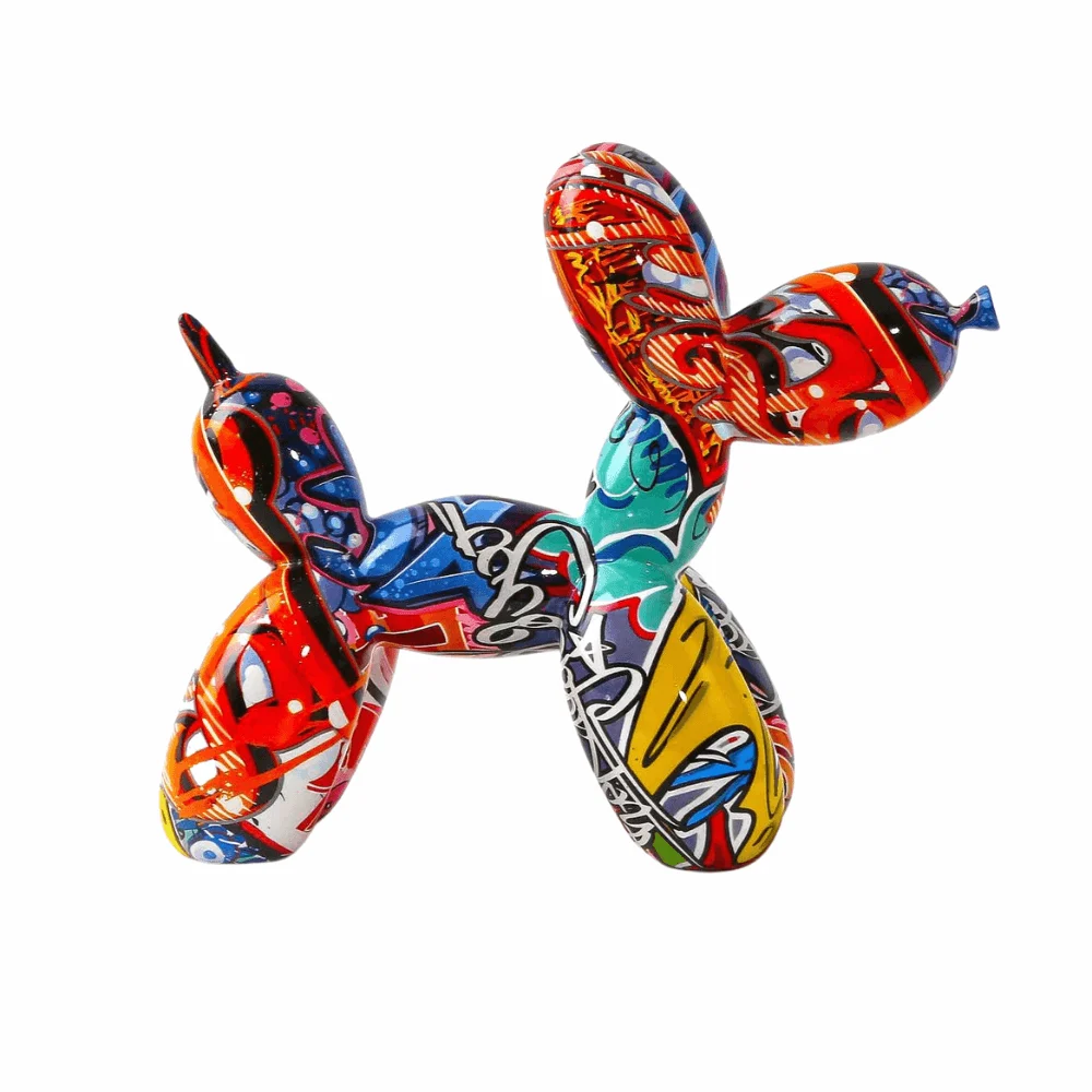 Homeko_Graffiti_Painted_Balloon_Dog_Sculpture_-_-4244337 Homeko Graffiti Painted Balloon Dog Sculpture -