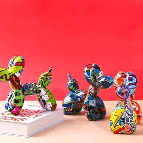 Homeko_Graffiti_Painted_Balloon_Dog_Sculpture_-_-4244372 Homeko Graffiti Painted Balloon Dog Sculpture -