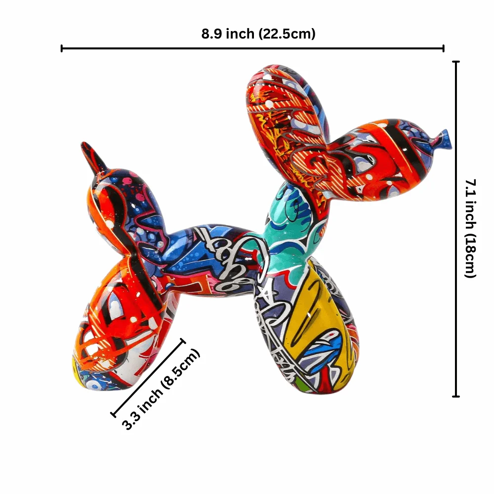 Homeko_Graffiti_Painted_Balloon_Dog_Sculpture_-_-4244380 Homeko Graffiti Painted Balloon Dog Sculpture -
