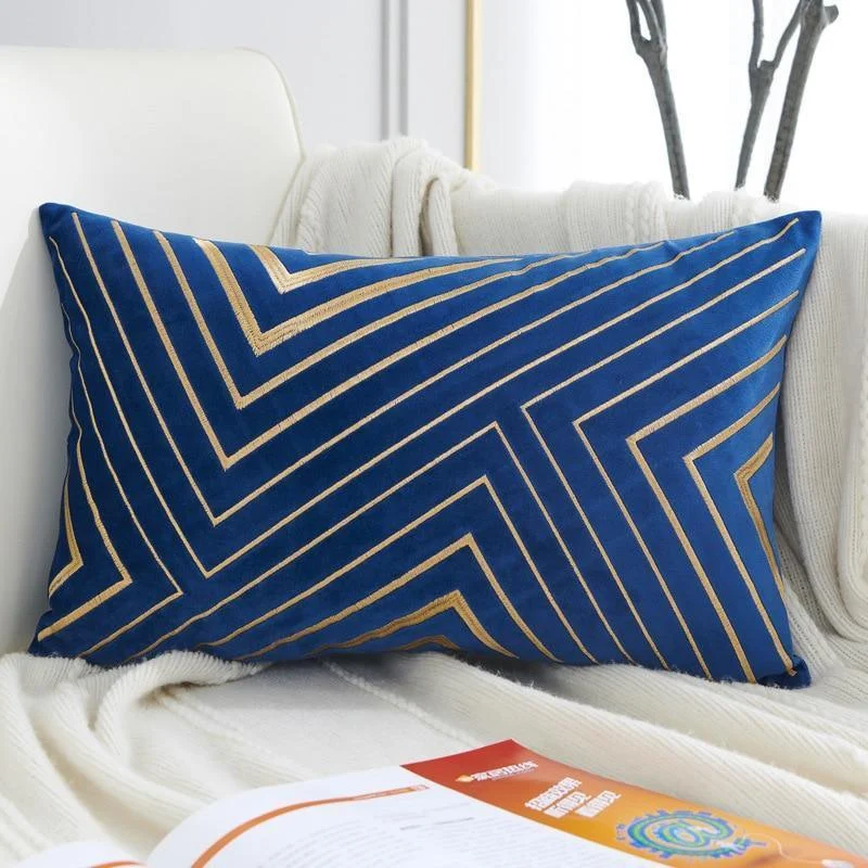 Homeko Graphic Velvet Pillow Cover -