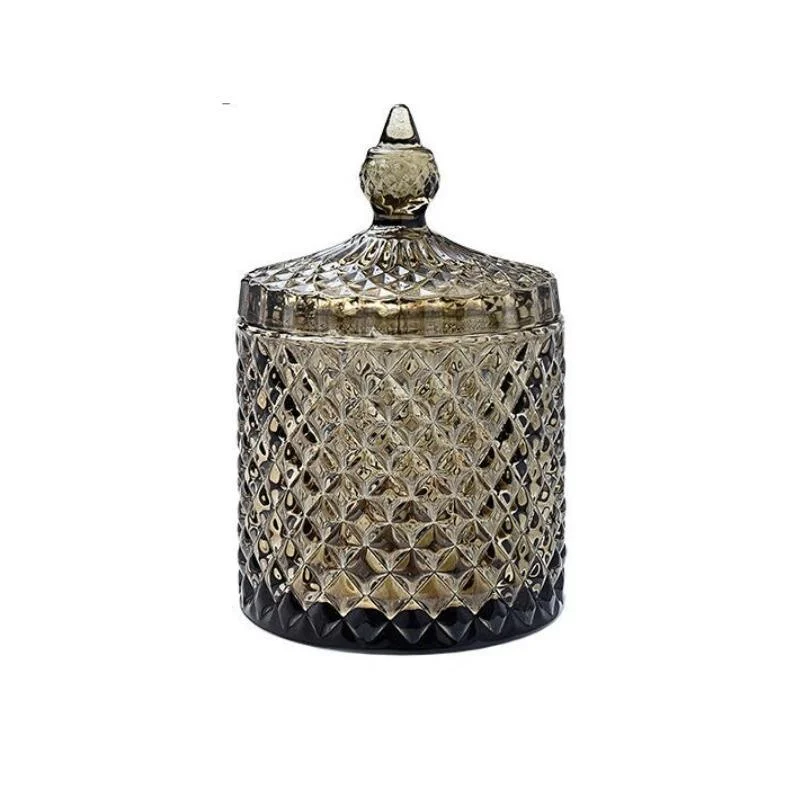 Homeko_Gray_Glass_Storage_Jars_with_Lid_-_-4244773 Homeko Gray Glass Storage Jars with Lid -