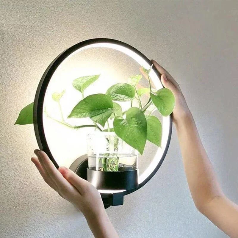 Homeko_Green_Plant_Decorative_LED_Background_Wall_Lamp_-_-4244976 Homeko Green Plant Decorative LED Background Wall Lamp -