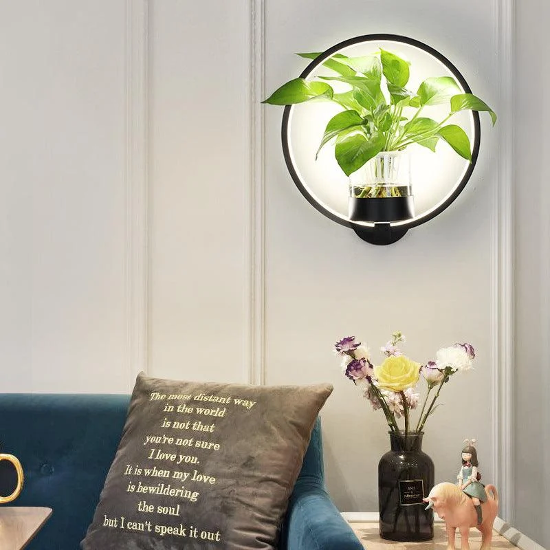 Homeko_Green_Plant_Decorative_LED_Background_Wall_Lamp_-_-4245017 Homeko Green Plant Decorative LED Background Wall Lamp -