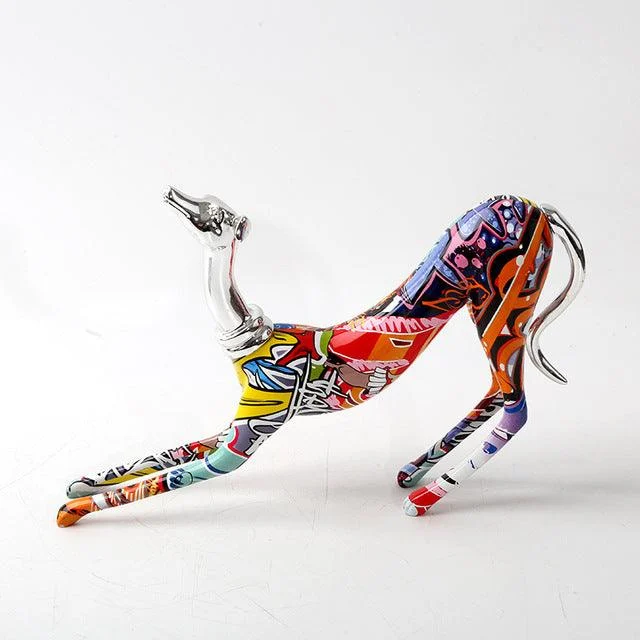 Homeko_Greyhound_Graffiti_Painted_Statue_-_-4245212 Homeko Greyhound Graffiti Painted Statue -