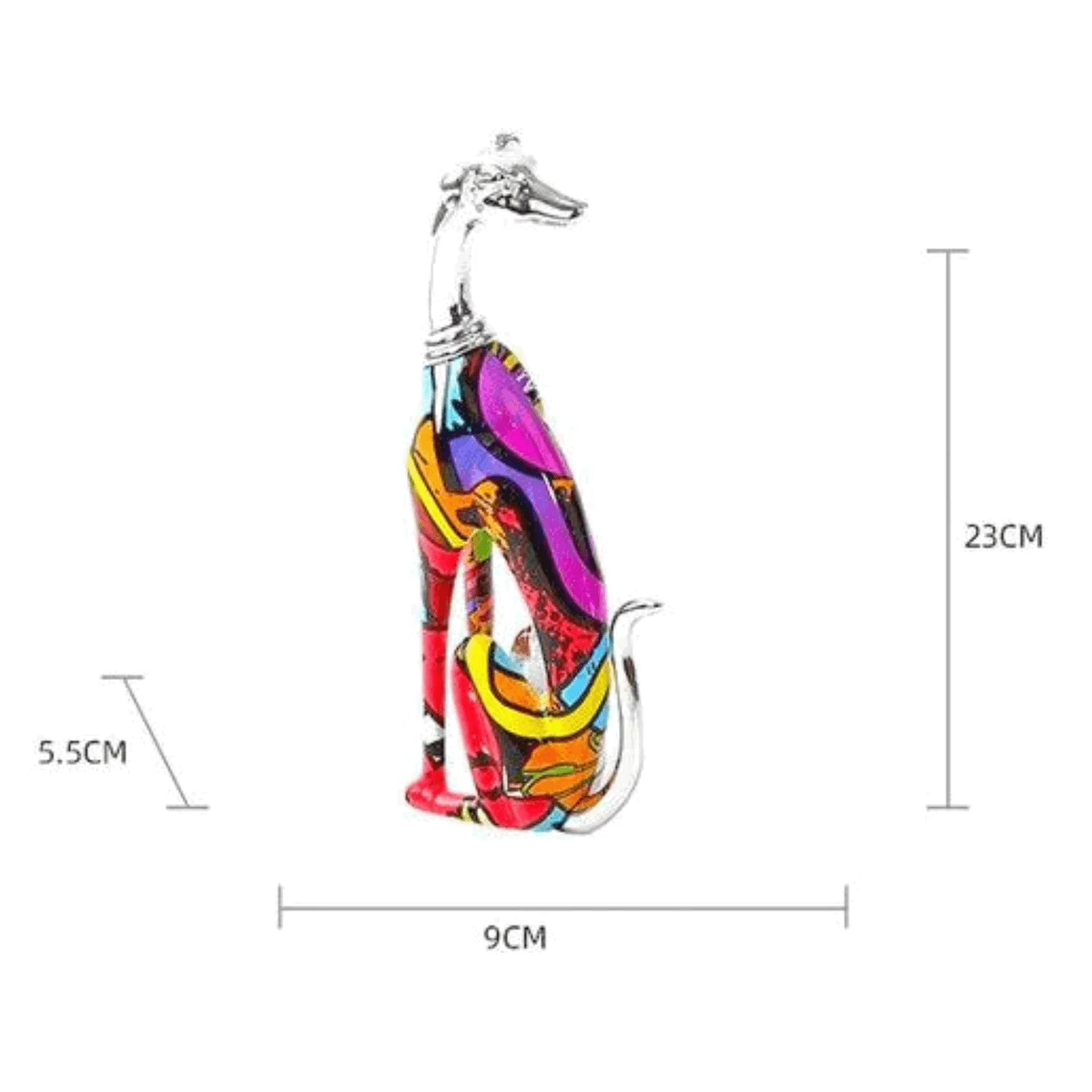 Homeko_Greyhound_Graffiti_Painted_Statue_-_-4245255 Homeko Greyhound Graffiti Painted Statue -