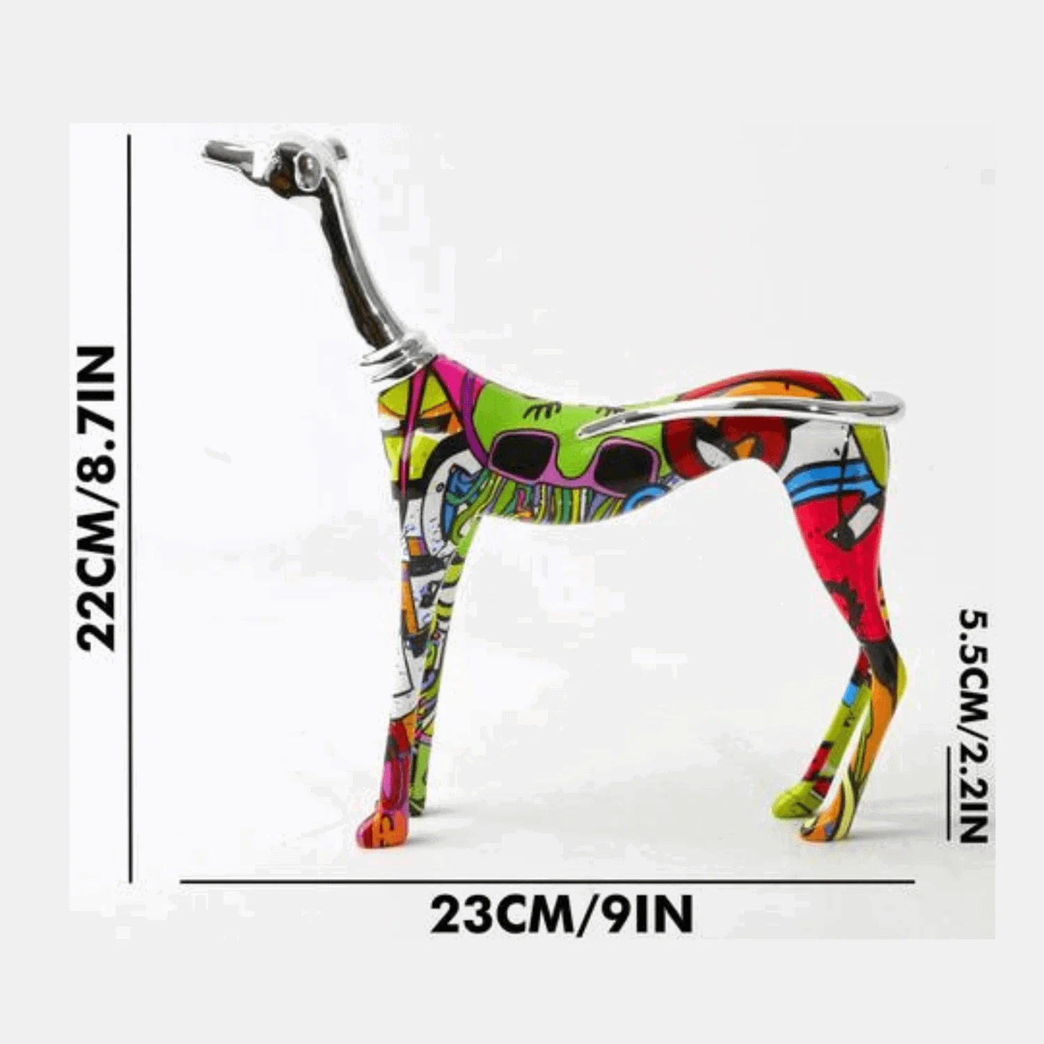 Homeko_Greyhound_Graffiti_Painted_Statue_-_-4245266 Homeko Greyhound Graffiti Painted Statue -