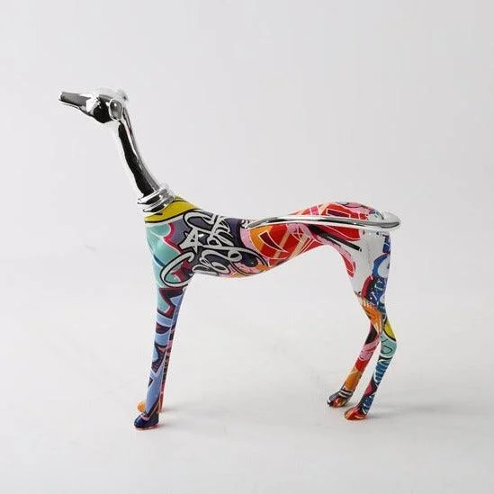 Homeko_Greyhound_Graffiti_Painted_Statue_-_-4245282 Homeko Greyhound Graffiti Painted Statue -