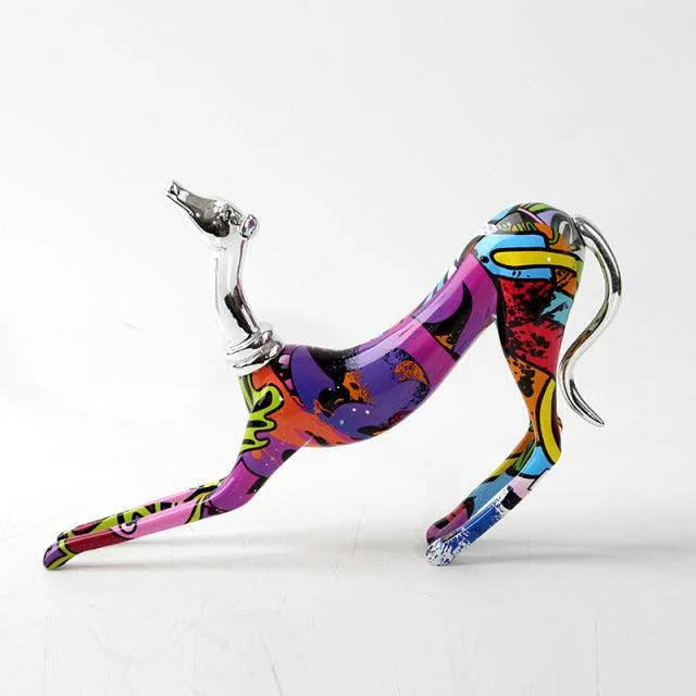 Homeko_Greyhound_Graffiti_Painted_Statue_-_-4245289 Homeko Greyhound Graffiti Painted Statue -