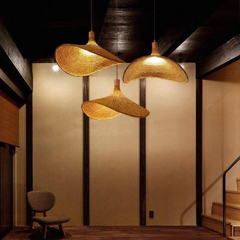 Homeko_Handmake_Bamboo_Wicker_Pendant_Light_-_-4246440 Homeko Handmake Bamboo Wicker Pendant Light -