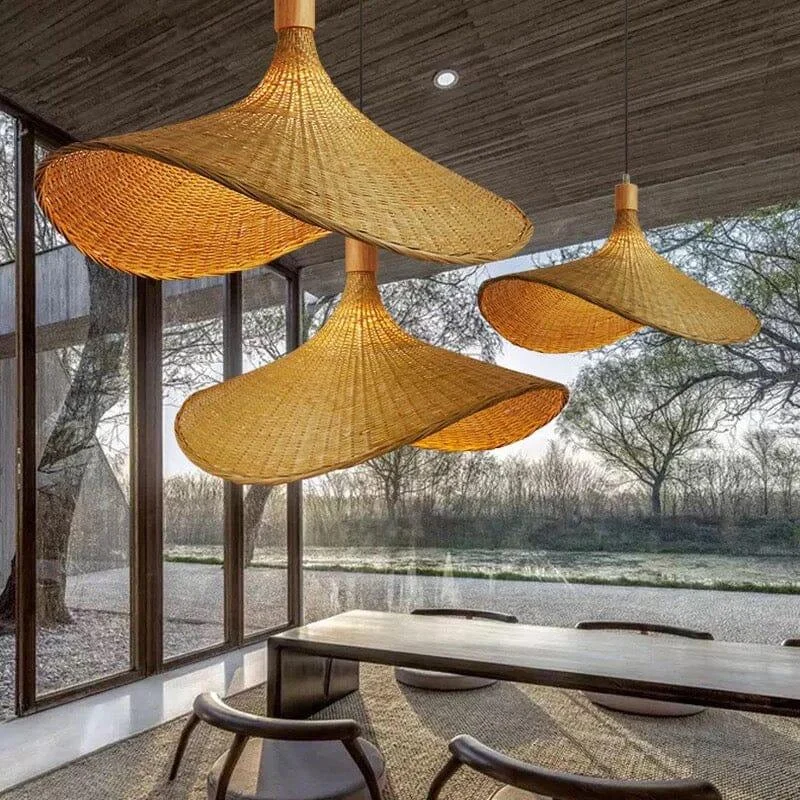 Homeko_Handmake_Bamboo_Wicker_Pendant_Light_-_-4246470 Homeko Handmake Bamboo Wicker Pendant Light -