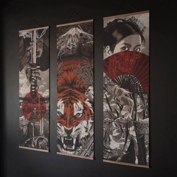Homeko Heart Of A Warrior Samurai Paintings -