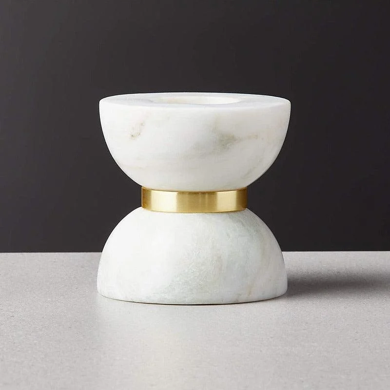 Homeko_Hourglass_White_Marble_Brass_Candle_Holders_-_-4249806 Homeko Hourglass White Marble Brass Candle Holders -