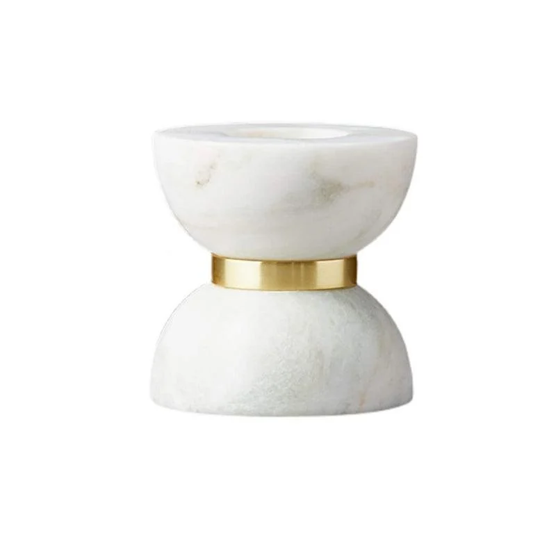 Homeko_Hourglass_White_Marble_Brass_Candle_Holders_-_-4249831 Homeko Hourglass White Marble Brass Candle Holders -