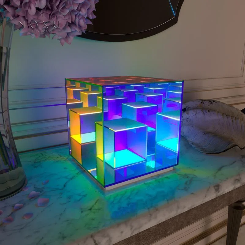 Homeko_Infinity_Cube_Table_Lamp_-_-4251038 Homeko Infinity Cube Table Lamp -