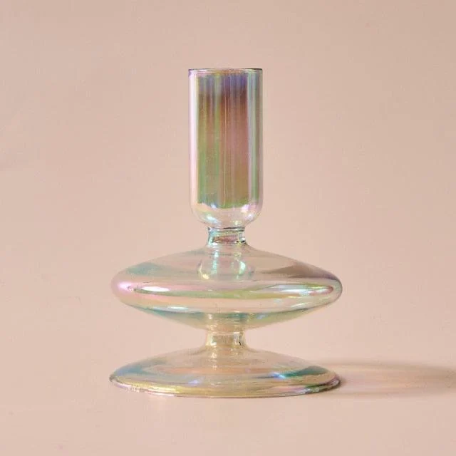 Homeko_Iridescent_Rainbow_Glass_Taper_Candle_Holders_Vases_-_-4251289 Homeko Iridescent Rainbow Glass Taper Candle Holders & Vases -