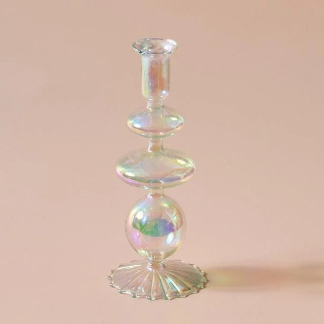 Homeko_Iridescent_Rainbow_Glass_Taper_Candle_Holders_Vases_-_-4251296 Homeko Iridescent Rainbow Glass Taper Candle Holders & Vases -