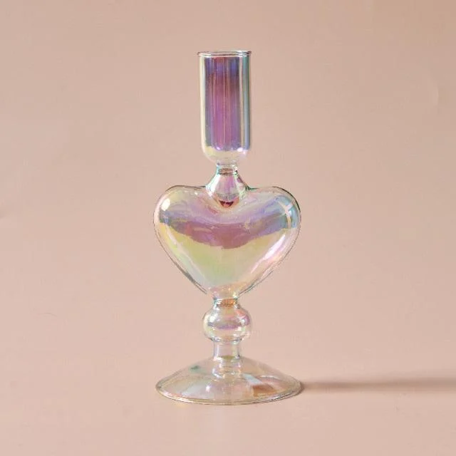 Homeko_Iridescent_Rainbow_Glass_Taper_Candle_Holders_Vases_-_-4251303 Homeko Iridescent Rainbow Glass Taper Candle Holders & Vases -