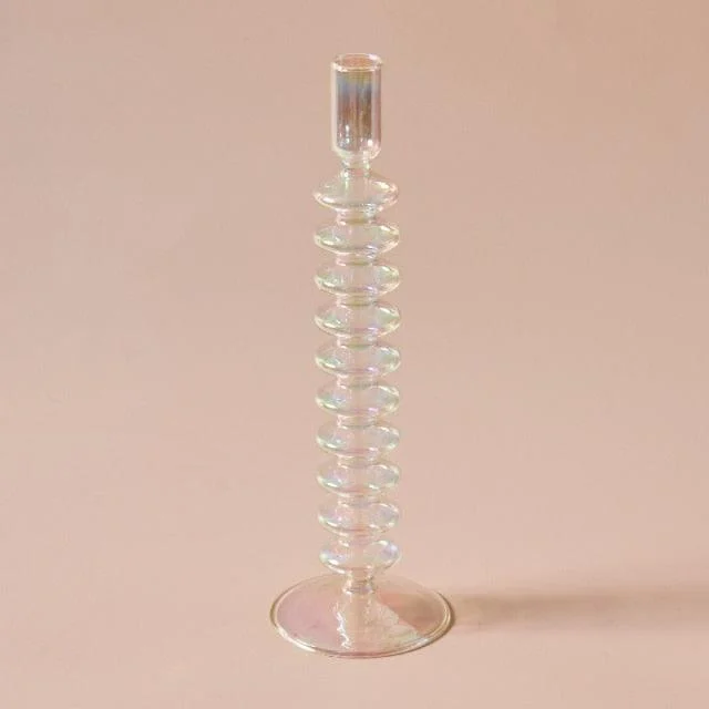 Homeko_Iridescent_Rainbow_Glass_Taper_Candle_Holders_Vases_-_-4251338 Homeko Iridescent Rainbow Glass Taper Candle Holders & Vases -