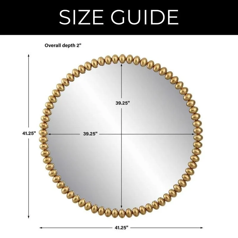 Homeko_Iron_Beaded_Gold_Round_Wall_Mirror_-_-4251362 Homeko Iron Beaded Gold Round Wall Mirror -