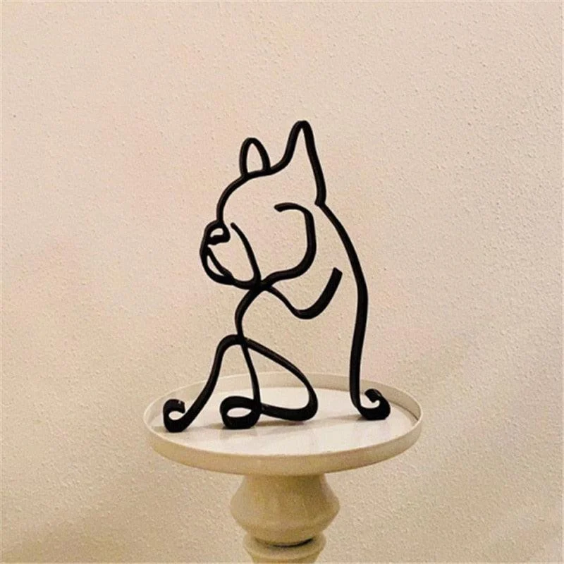 Homeko_Iron_Dog_and_Cat_Sculptures_-_-4251466 Homeko Iron Dog and Cat Sculptures -